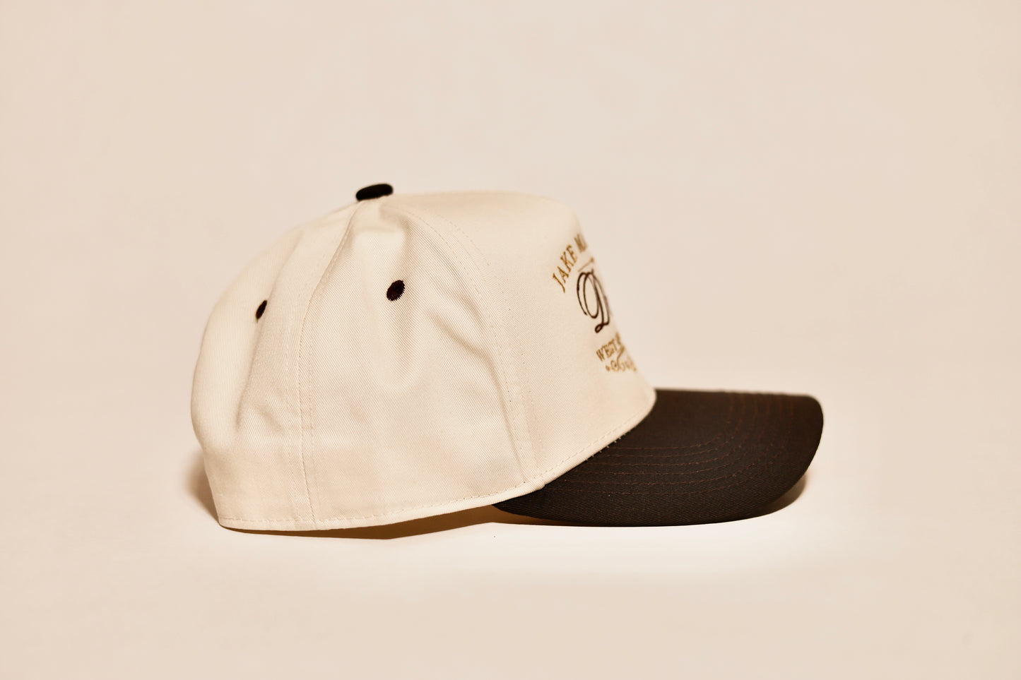 West of Wherever Cap  - Ivory/ Slate Brown